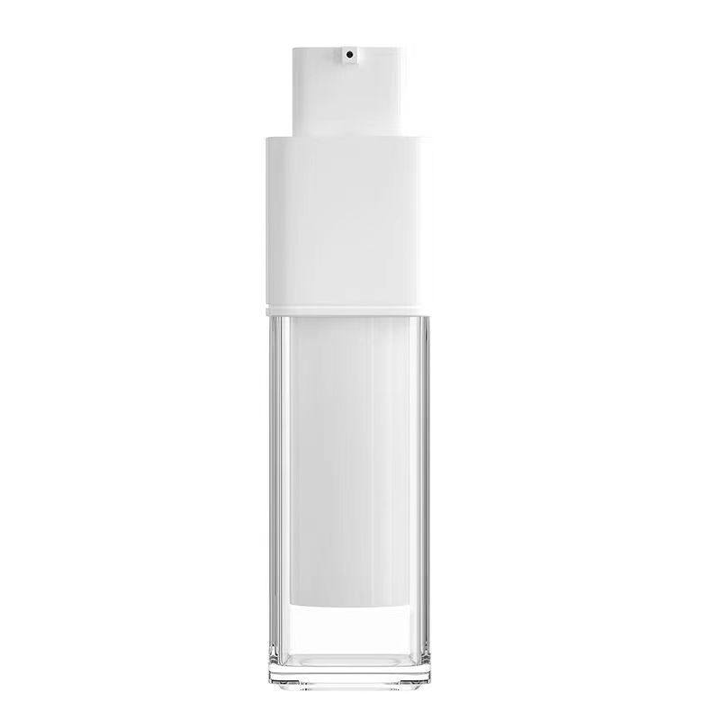 China 30ml 50ml Plastic PP Square Airless Bottle with Pump wholesale