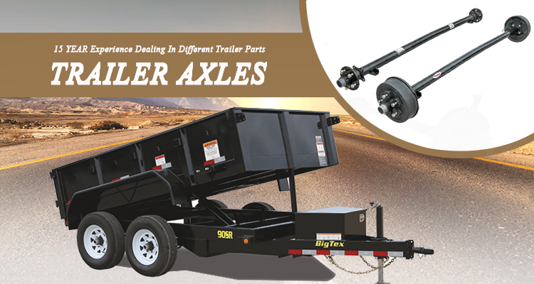 Light Trailer Stub Hub Spindle Axle Trailer Parts for Enhanced Trailer Performance