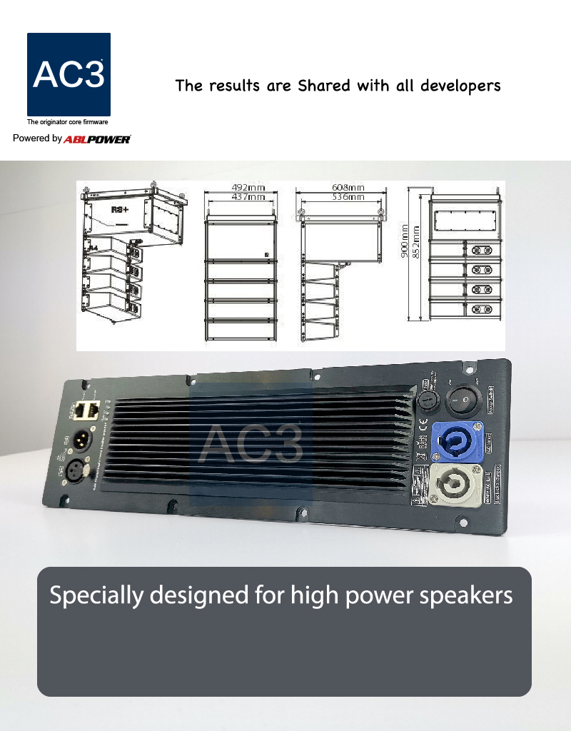 1300W Subwoofer Amplifier Module
