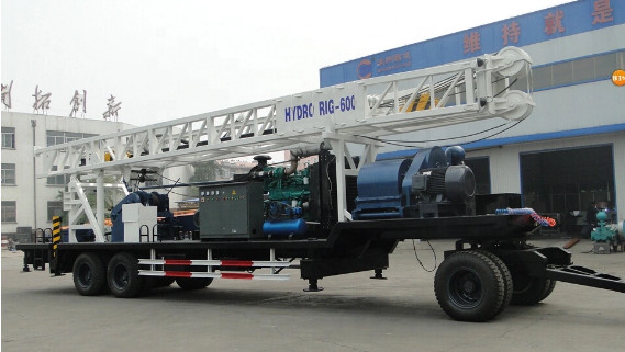 24 T 380Volt BZT600 Water Well Drilling Equipment / Rotary Drilling Rig