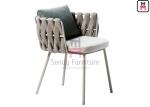 Balcony Terrace Waterproof 0.45cbm Woven Rope Dining Chair