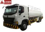 Aluminum Oil Tanker Truck Multi - Compartment Structure Non - Closed Angle