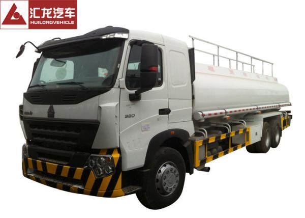 Aluminum Oil Tanker Truck Multi - Compartment Structure Non - Closed Angle