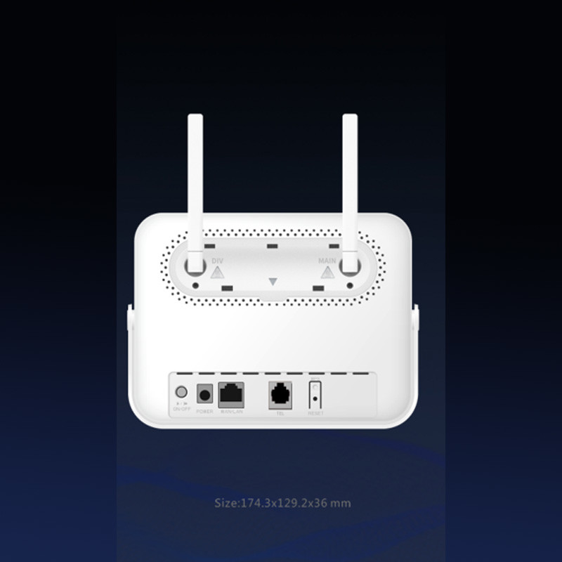 CAT6 Cpe 4g Wifi Router WPS Button 300Mbps 4g Router With SIM Slot