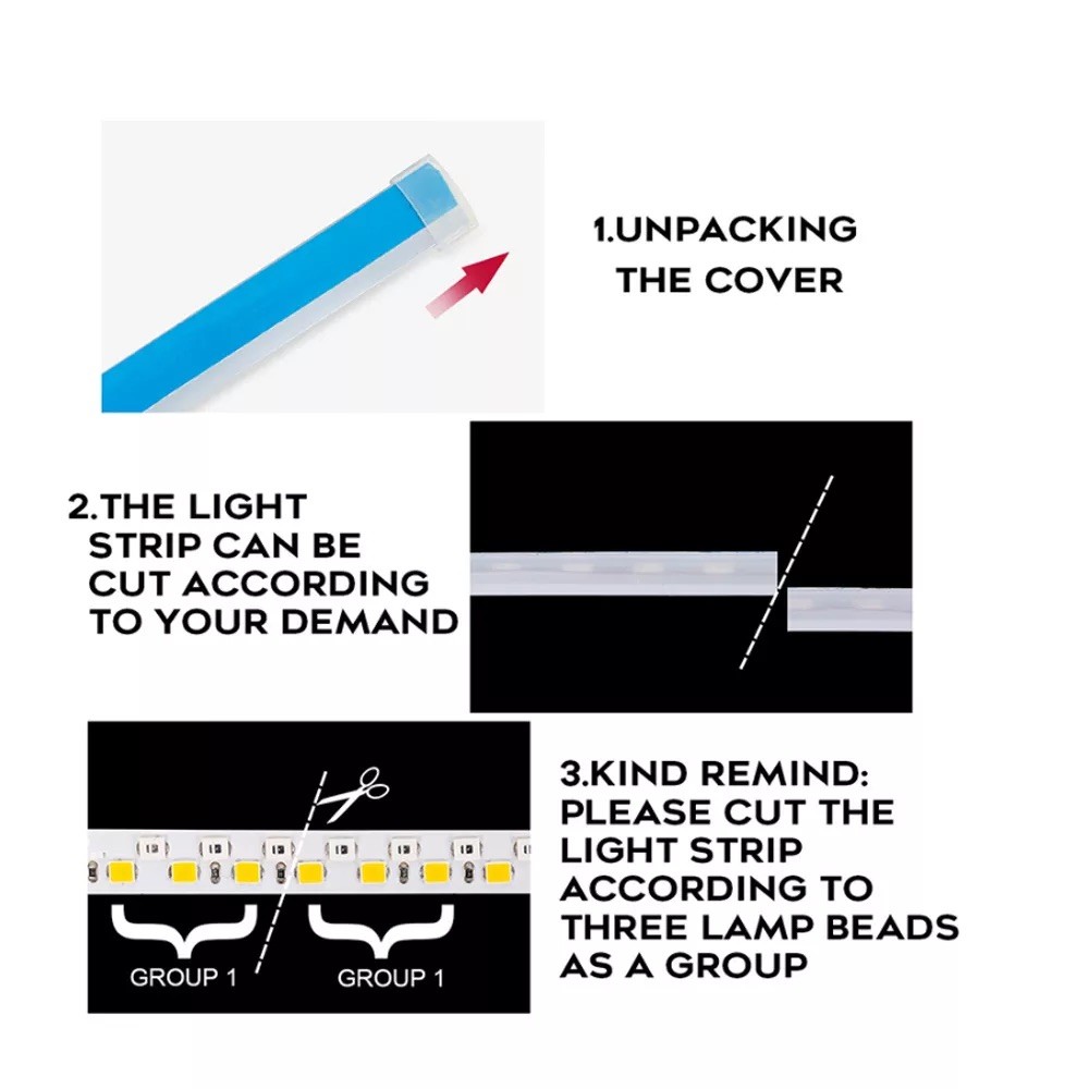 Flowing Bar Silicone Drl Daytime Running Lights 45CM 17.7" White Amber Flexible LED Tube Strip