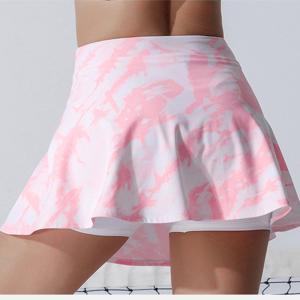 China STC Active Stretch Tennis Golf Skorts Women'S Printed Badminton Skirts With Pocket wholesale
