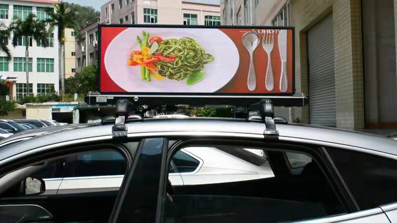 P2.5 P3 P5 Roof Led Display 4G WiFi GPS Outdoor Taxi Led Display