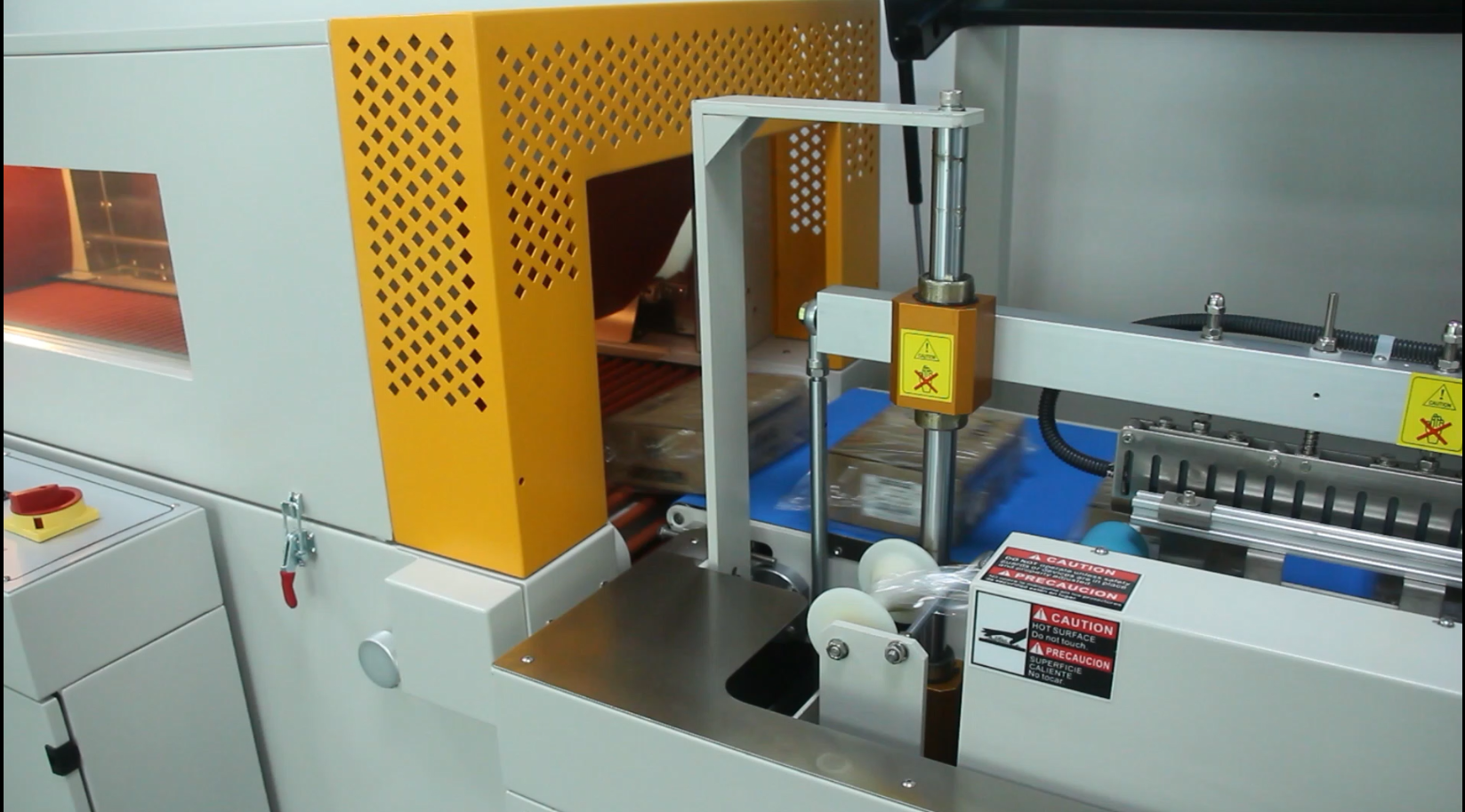 Automatic L-Sealer Heat Tunnel Pe Film Packing Thermal Shrink Wrap Packaging Machine For Carton Box Cosmetic Food Bottle