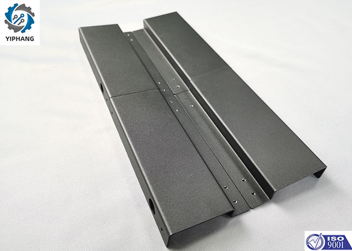 Sand Textured Powder Coating Mild Steel L Brackets Precision Sheet Metal Components ODM