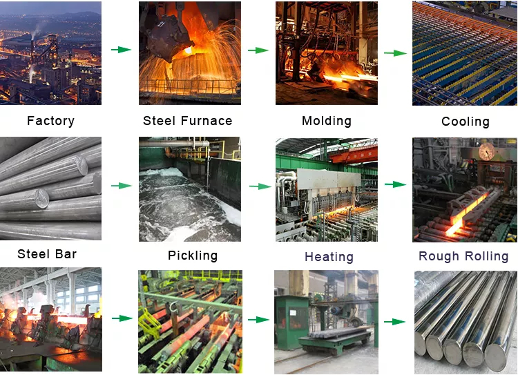 5800mm 310 410 Stainless Steel Round Bars Hot Rolled For Petroleum
