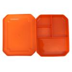 Children Reusable Plastic Lunch Trays For Social Groups Catering