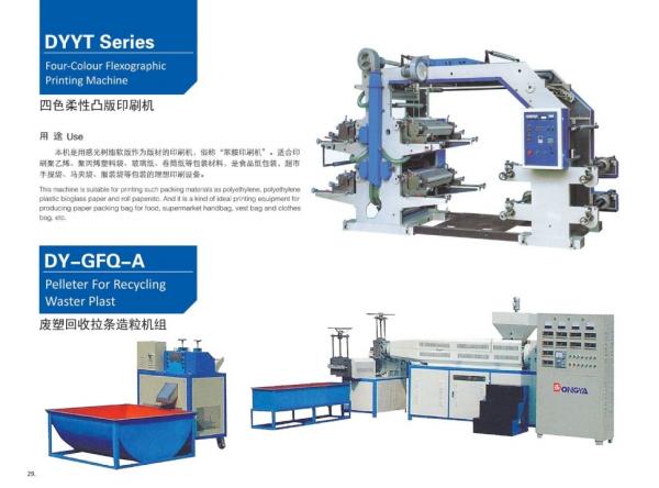 Quality Four Color Flexographic Printing Machine for Printing Paper / Plastic Shop Bag for sale