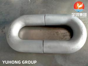 China ASTM A815 WP32205 / 31803 / 32750 Duplex Stainless Steel U Bend Tube 180 DGE Fitting PMI /PT wholesale