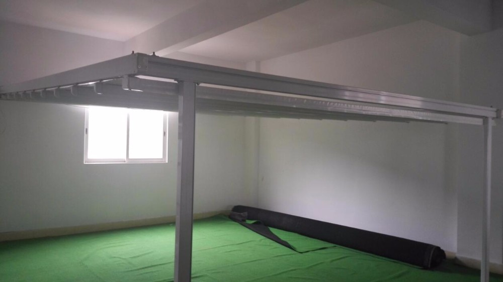 Outdoor sun shade electric awning retractable roof