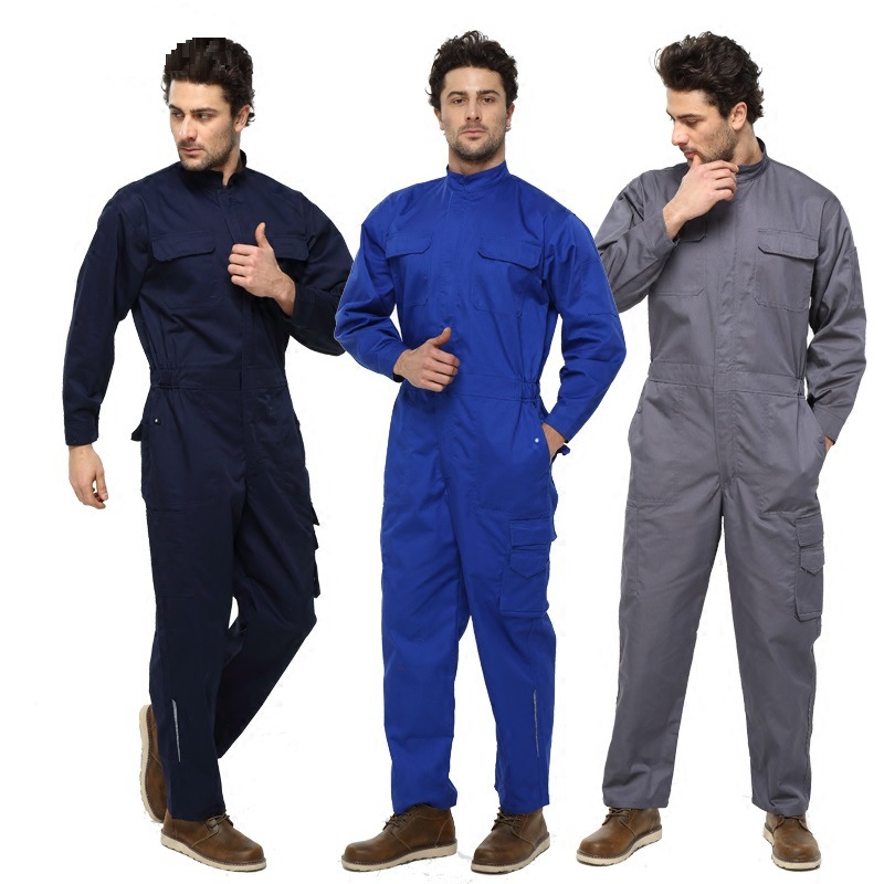 Work Clothing Men Women Long Sleeve Coveralls for Repairman Machine Auto Repair Welding