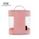 Large Double Zipper Mirror Travel PVC Makeup Bag
