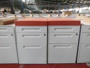 China 3-drawer mobile pedestal with cushion from OZ office furniture wholesale