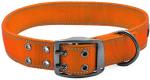 Reflective Heavy Duty Nylon Dog Collars Metal Buckle Eco Friendly 5 Sizes Option