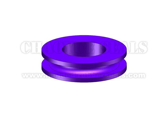 11.5 Mm Blue Silicone Rubber Grommet Seal Amyl Amyl Alcohol And Liquid Ammonia Resistance