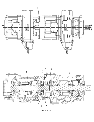 3849433 PUMP GP-PISTON Parts scheme
