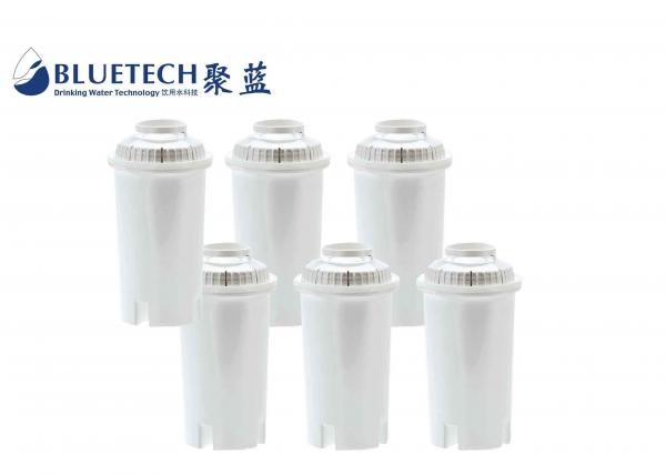 Quality Classic Water Jug Filter Cartridges Chlorine / Heavy Metal And Limescale Removing for sale