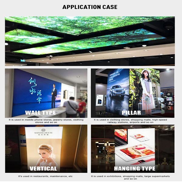 Standard Size LED Advertising Light Box / Lighted Picture Frame Box