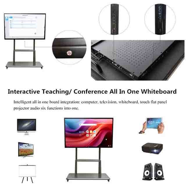 Android 4K LCD Interactive Flat Panel Classroom 110in Intelligent Interactive Panel