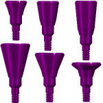 ITI Straumann BLX® RB/WB HEALING ABUTMENT, CROWN, Ø 4MM, GH 2.5MM, AH 2MM/4MM, TITANIUM GR5 ELI