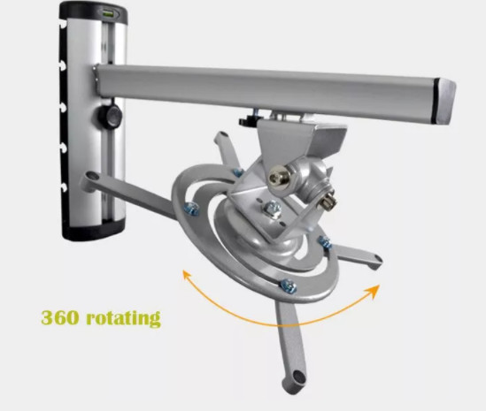 Wall Distance 375mm Projector Ceiling Mount Bracket 360 Adjustable