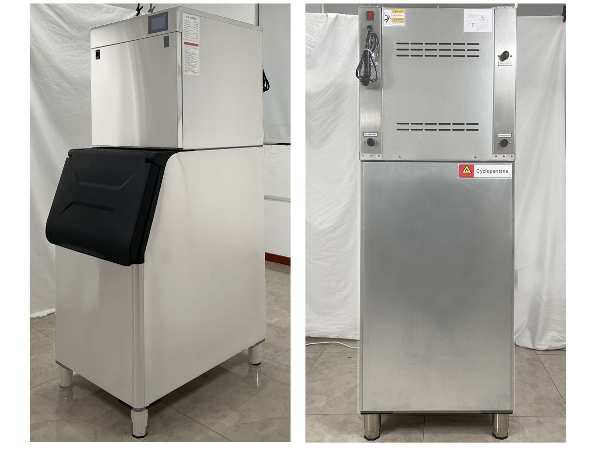R404A/R290/R22 Refrigerant 200kg Big Cube Ice Block Maker 28x28x22 38x38x22 Automatic Ice Maker Machine for Commercial