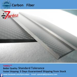 China 4.0mm±0.1mm Real Carbon Fibre Sheet / Carbon Fiber Fabric Sheets Twill Weave Style wholesale