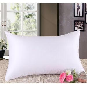 Massage White Soft Hotel Pillows With Fiber Filled Plain Style