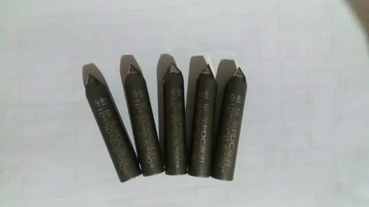 PDC diamond engraving tool double edge knife stone carving tombstone engraving tool