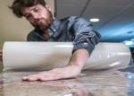 Removal PE Protective Film For Marble Countertops Care No Residue 1240mm*200m