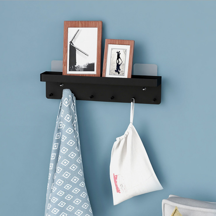 6 Hooks Wall Mount Entryway Mail And Key Holder For Decorative Rack Organizer