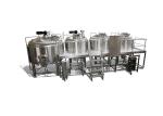 Food Grade 4 Vessel Brewhouse 5000L Direct Fire Brew Kettle SS304 / 316 Material