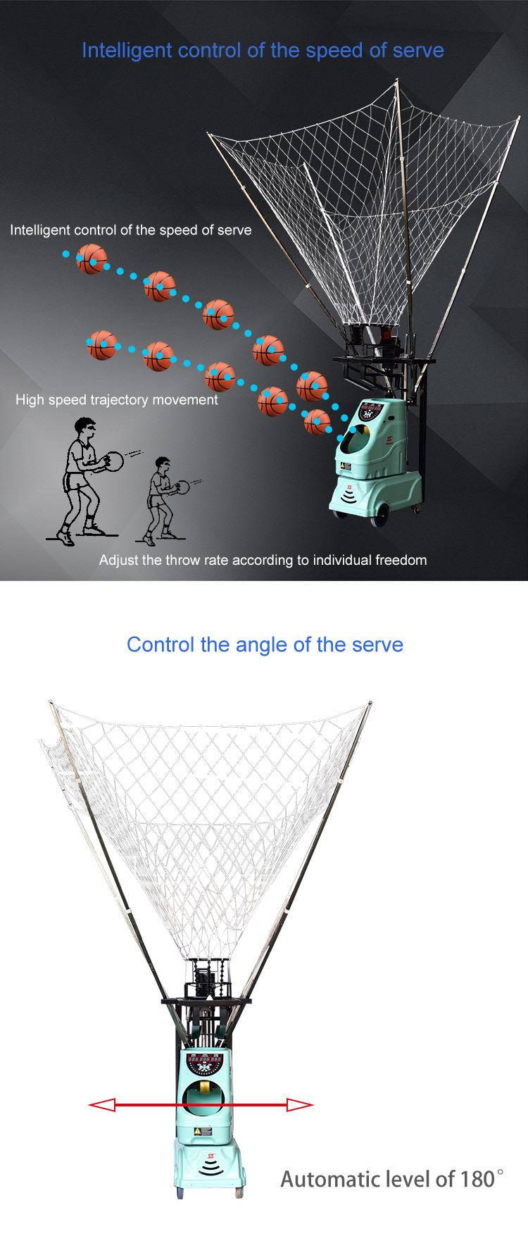Siboasi Basketball Ball Return System