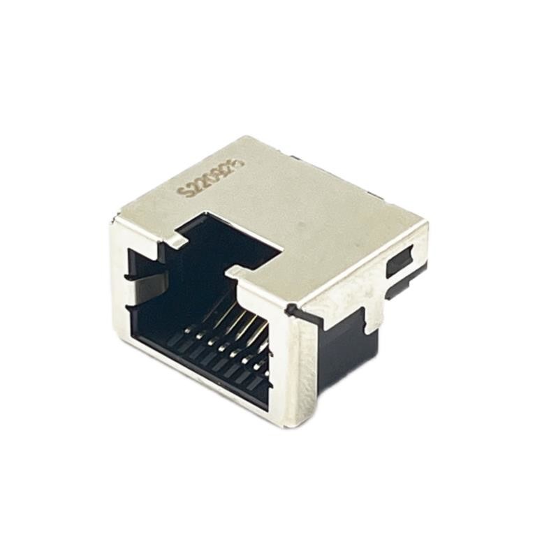 Half Shielded PCB RJ45 Female Connector Socket Modular Jack Single Port 1.5AMP