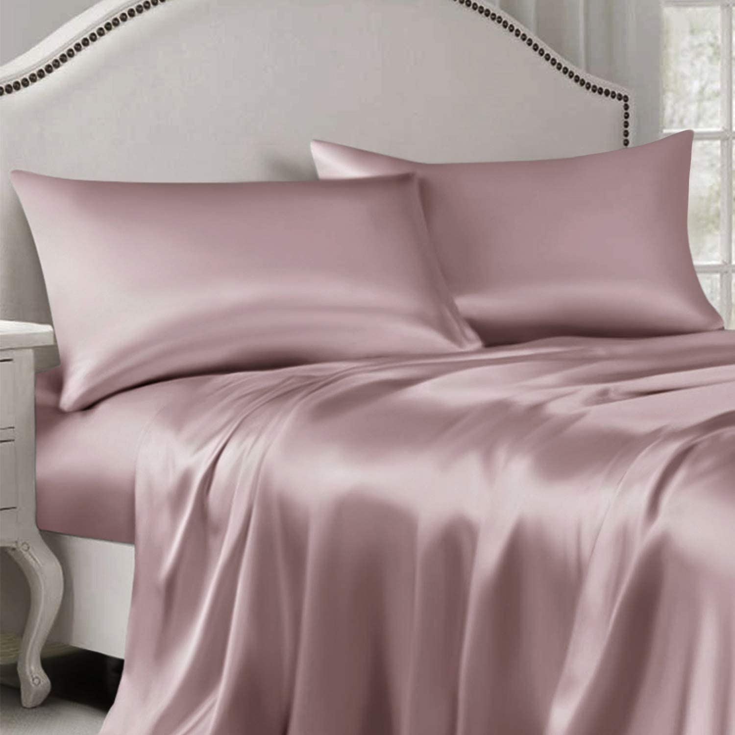 22mm 25mm Silk Pillowcase Gift Set With Gift Box Plain Dyed