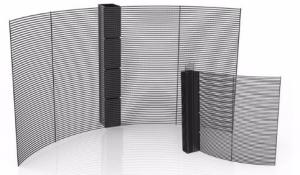 China Energy Saving Led See Through Screen Wall 800W/ M2 5000cd wholesale