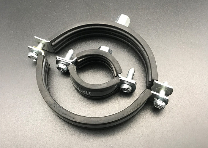 Heavy Duty Cushion Clamps Rubber Lined EPDM Pipe Clamps