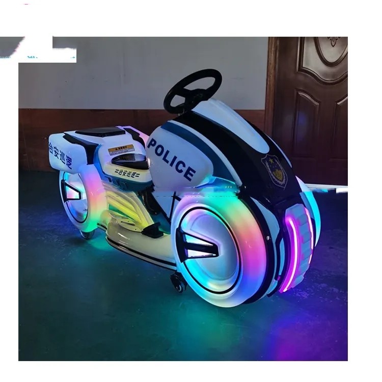 Fairground Theme Park Bumper Cars Electric Kid Motorcycle Customized