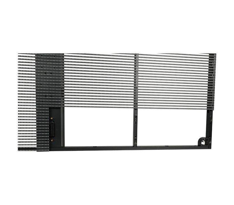 Customizable Transparent LED Strip Mesh Display – Ideal for Fixed Indoor & Outdoor Applications