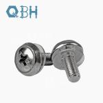 Carbon Steel Crown Machinery Screw Plain Surface Treatment