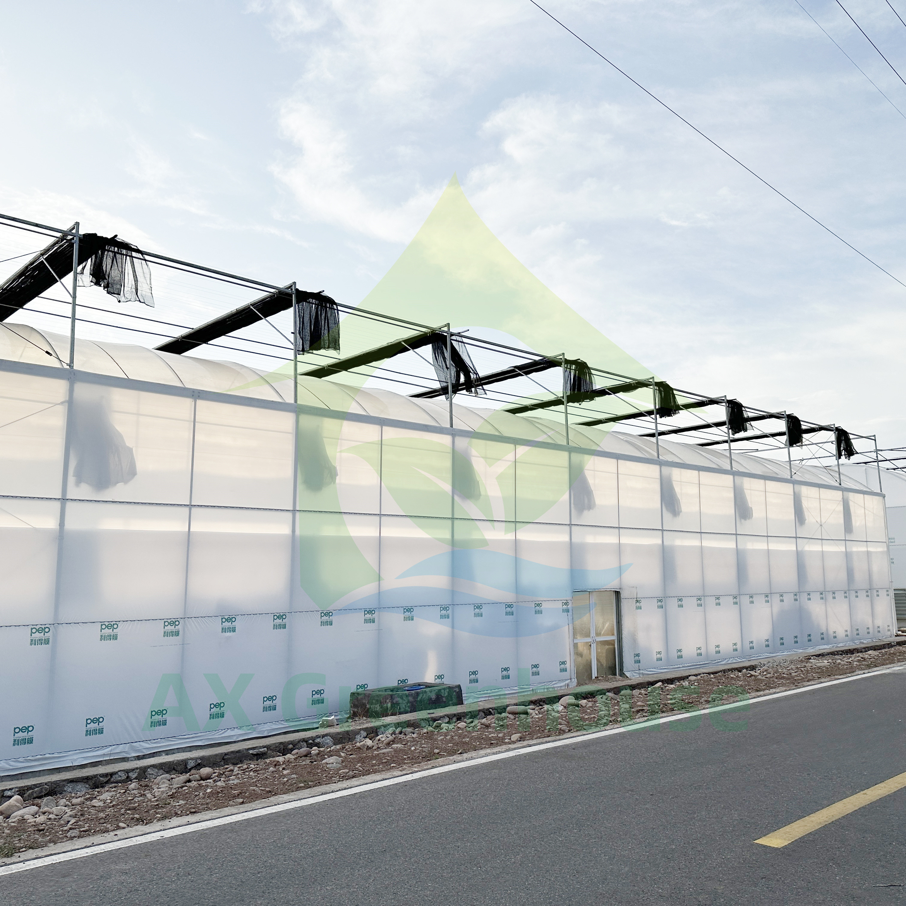 Farm Multi-span Tunnel Greenhouse Plastic Film For Agriculture