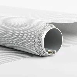 China 50m Fiber Glass Sunscreen Fabric Roller Shades Warp 2600N/5cm wholesale