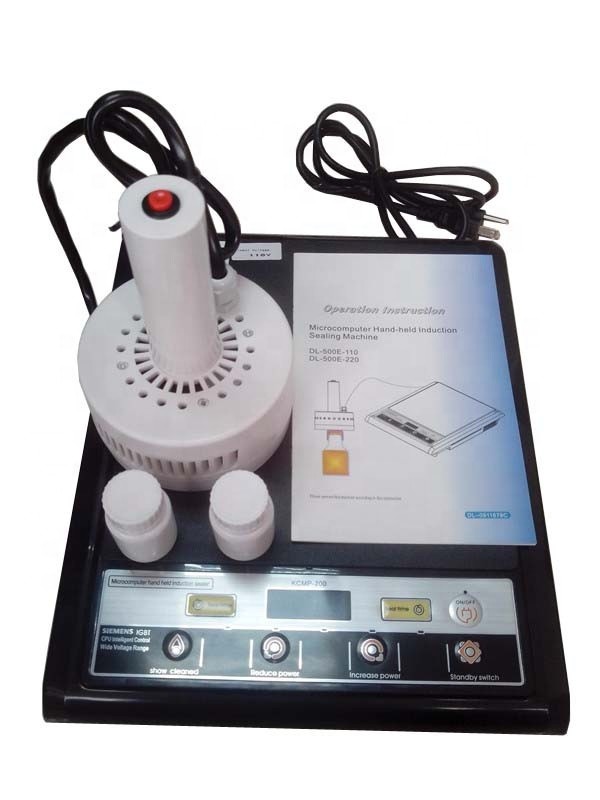 Manual Aluminum Foil Induction Sealer Machine For Bottles Cans Jars