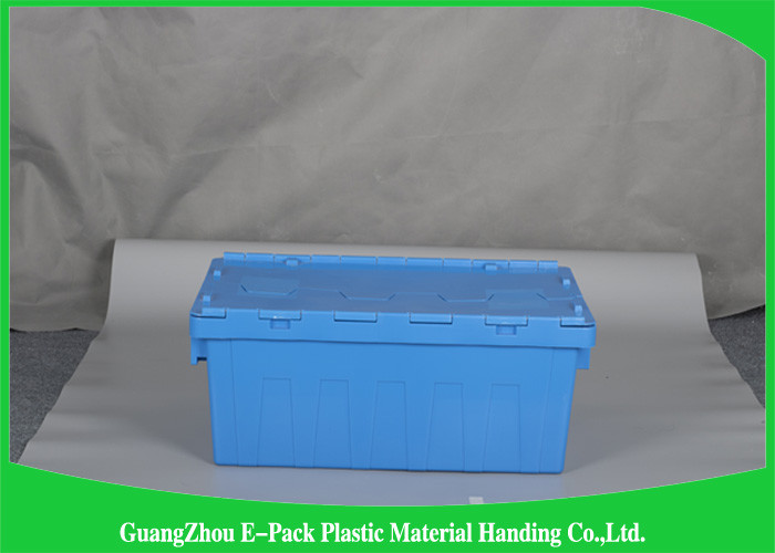 45L New PP Nested Plastic Storage Boxes With Lids , Light Weight Plastic Storage Bins