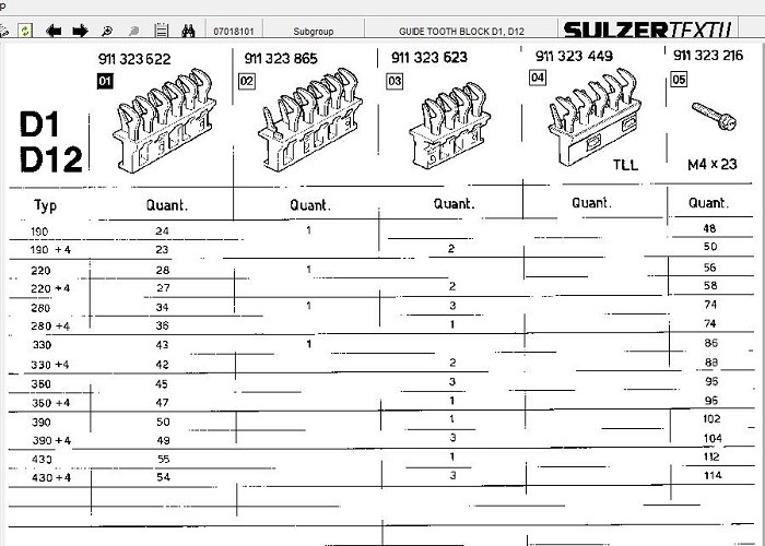 Guide Tooth Block Weaving Machine Spare Parts Slay Unit Projectile Loom Parts