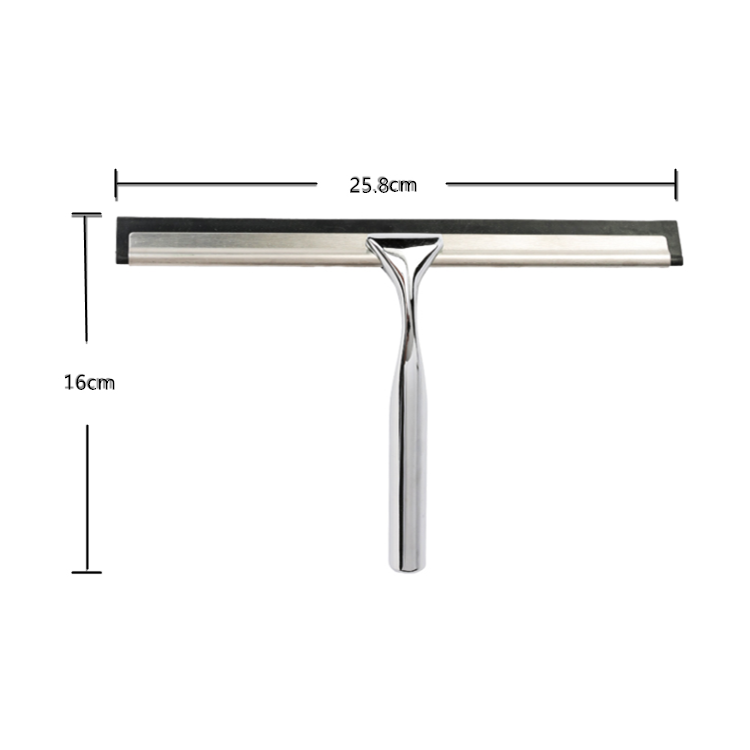 10 inch zinc alloy plated handle light weight squeegee cleaner